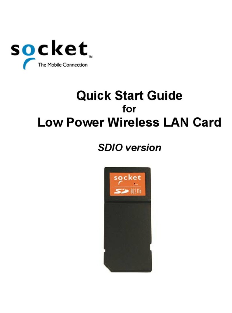 Socket LAN Card User manual