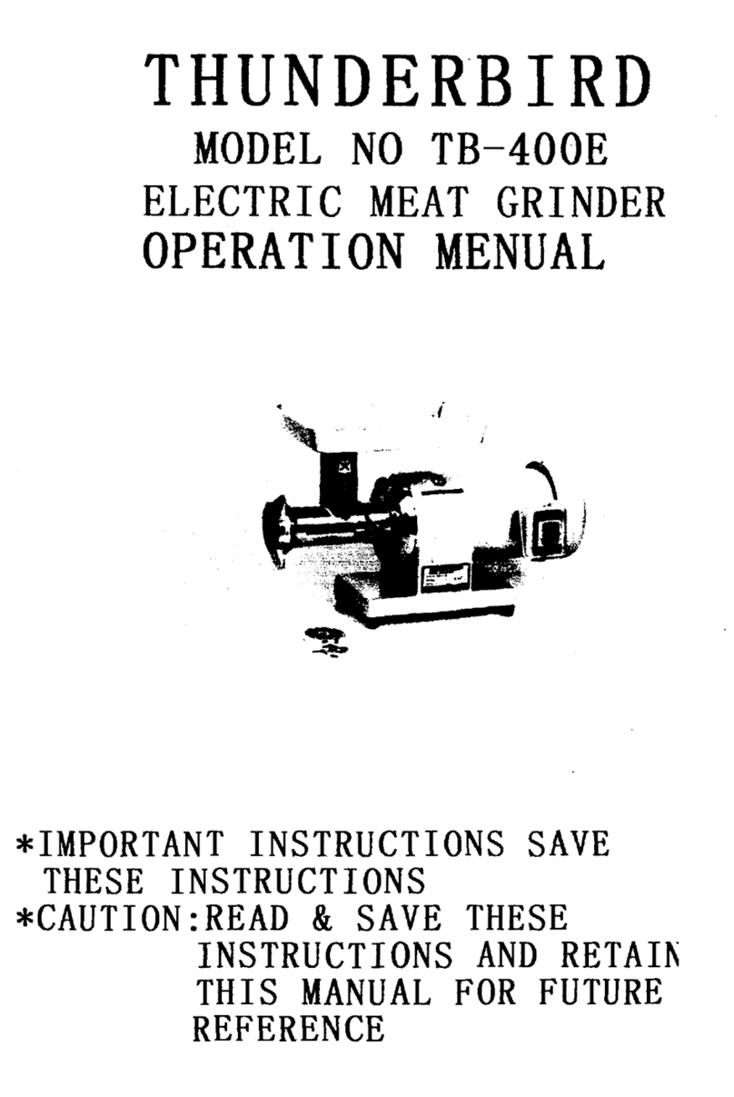 Thunderbird TB-400E User manual