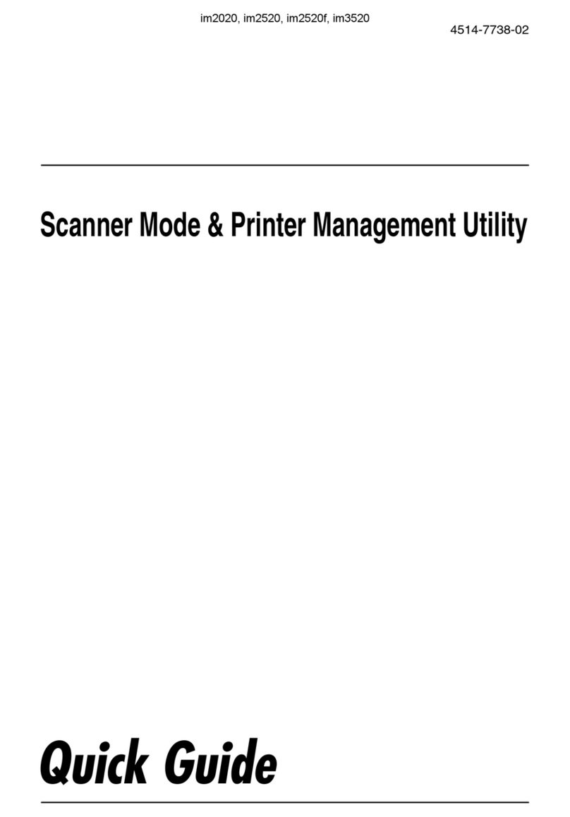 Oce im2020 User manual