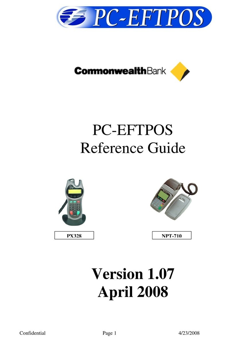 PC-EFTPOS PX328 User manual