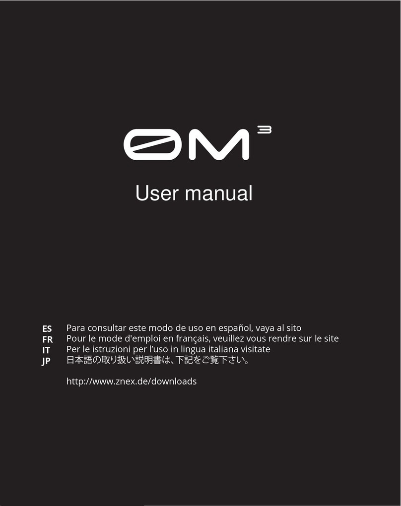 ZNEX øm3 User manual