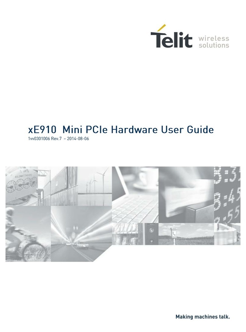 Telit Wireless Solutions xE910 User manual