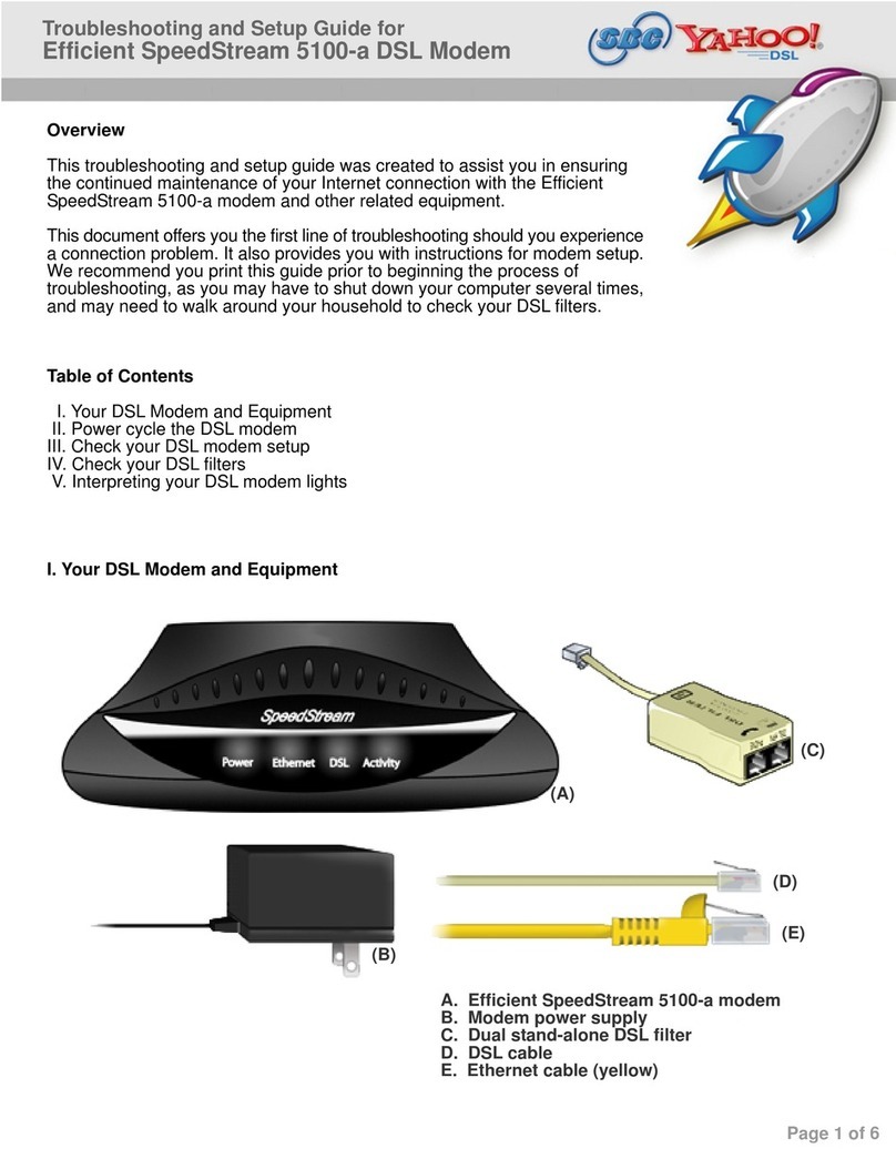 Efficient Networks 5100-a User manual Efficient Networks 5100-a User manual
