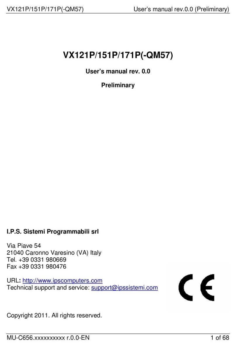 IPS VX121P User manual