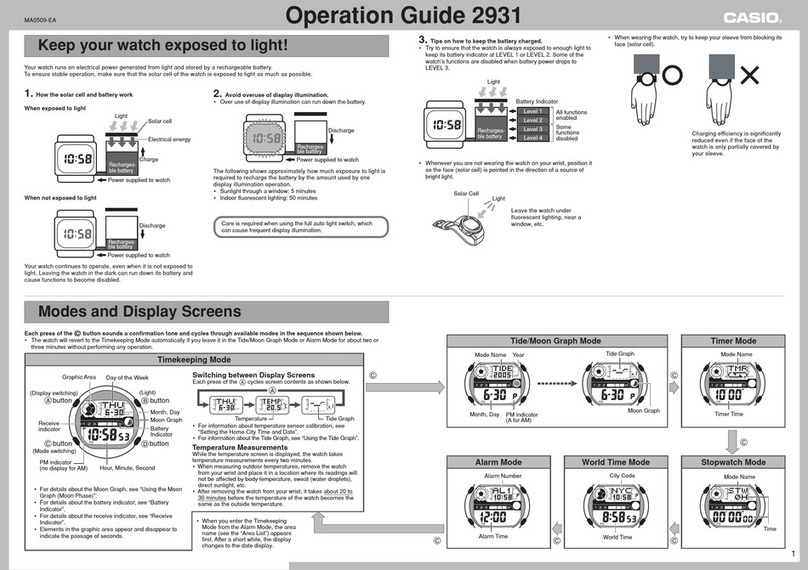Casio 2931 User manual