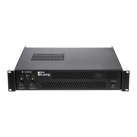 thomann t.amp E-400 User manual thomann t.amp E-400 User manual