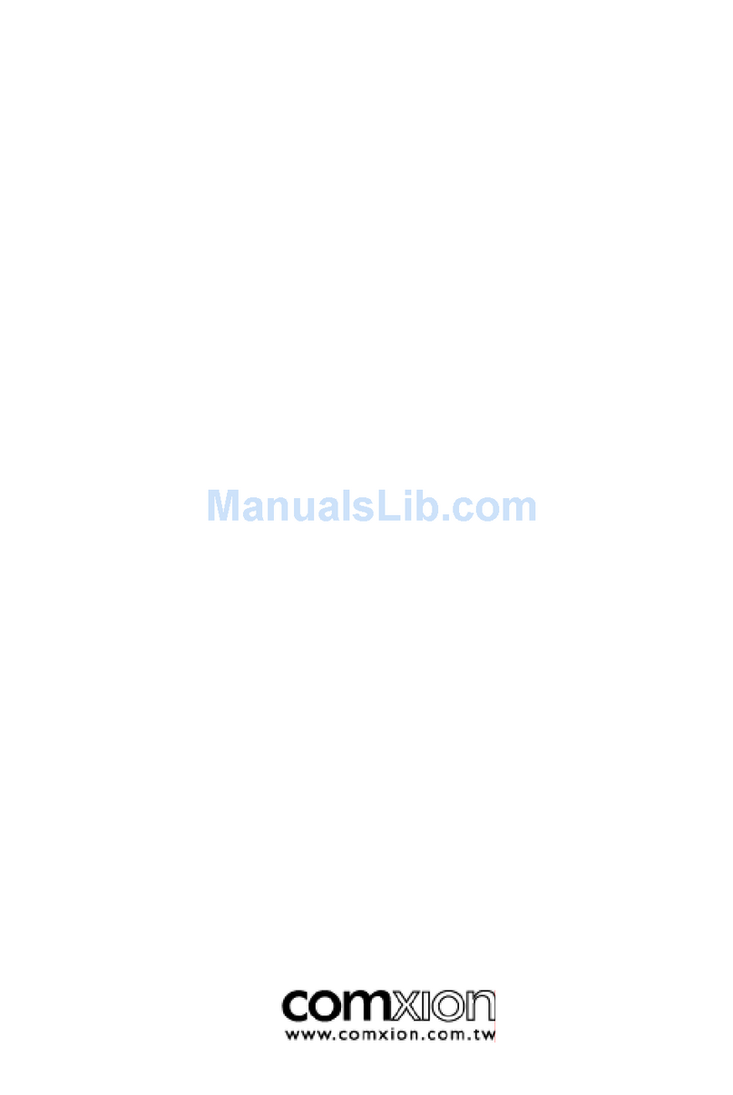 Comxion E3FOM User manual