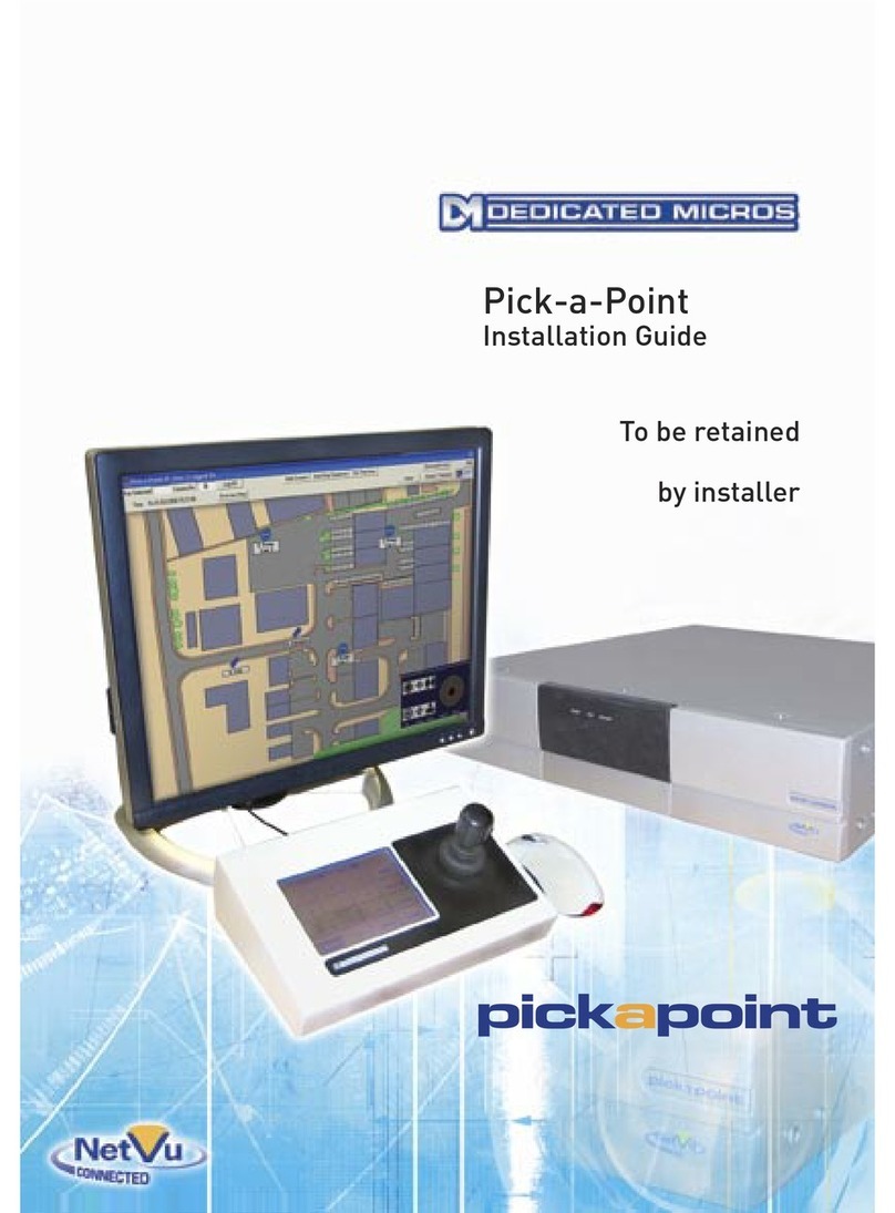 Dedicated Micros PICKAPOINT User manual