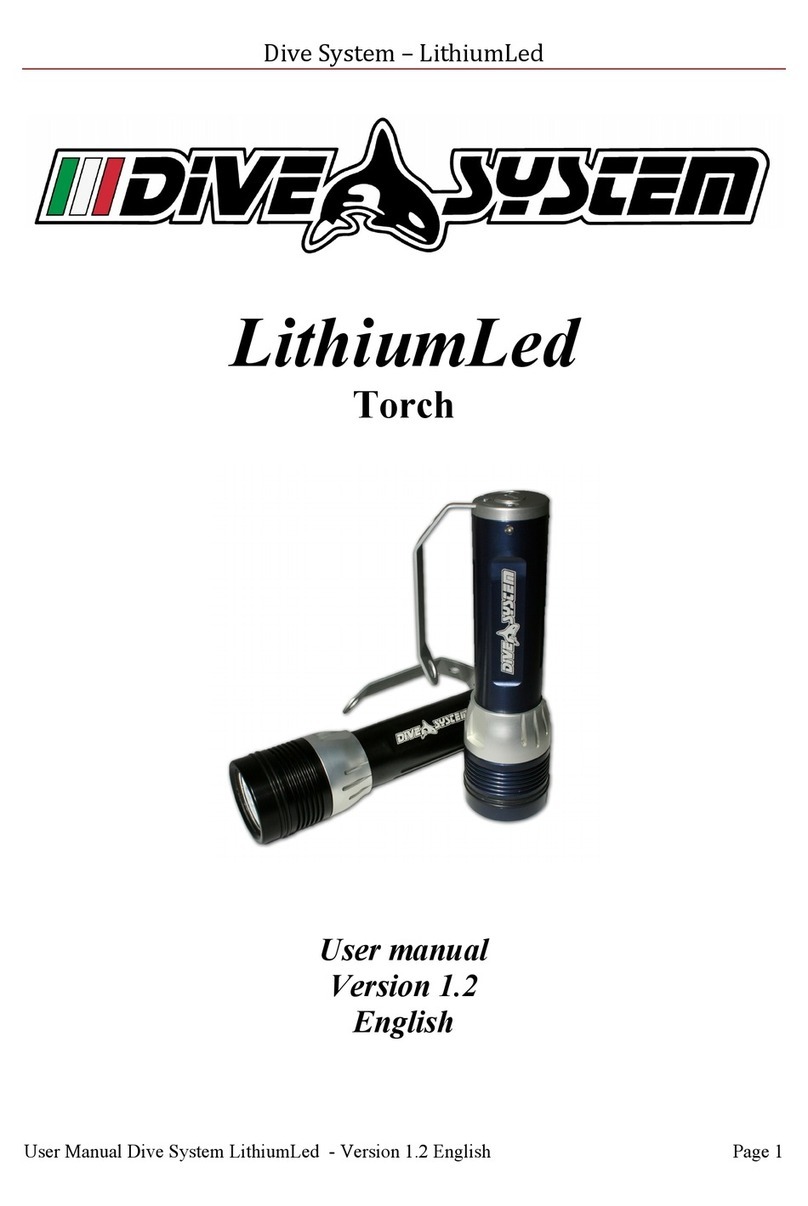 Dive System LithiumLed User manual