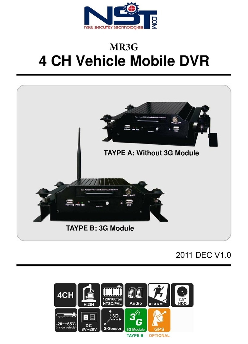 NST MR3G User manual