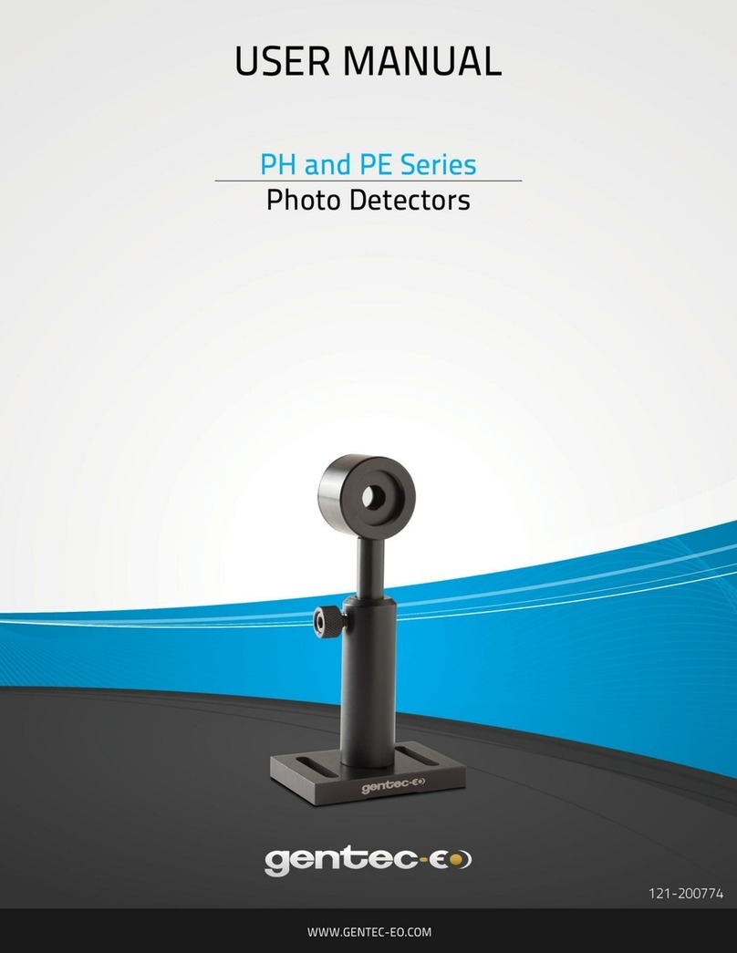 Gentec-E PH100-Si User manual
