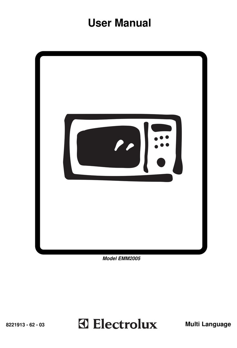 Electrolux EMM2005 User manual