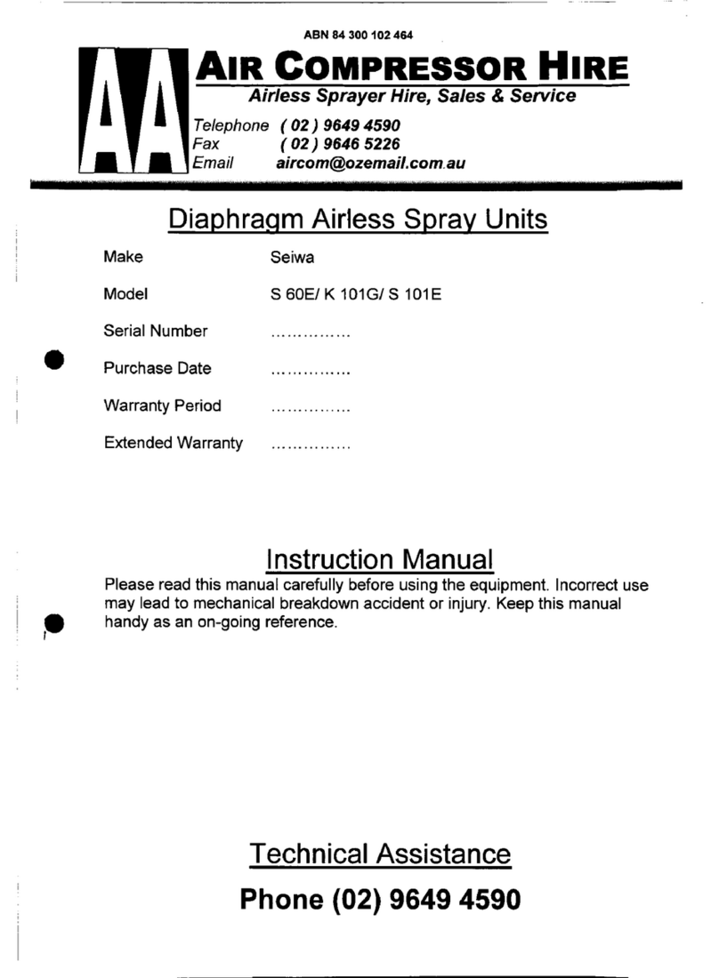 Seiwa S 101E User manual