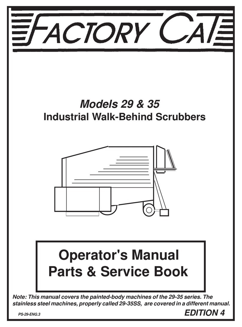 Factory Cat 29 User manual