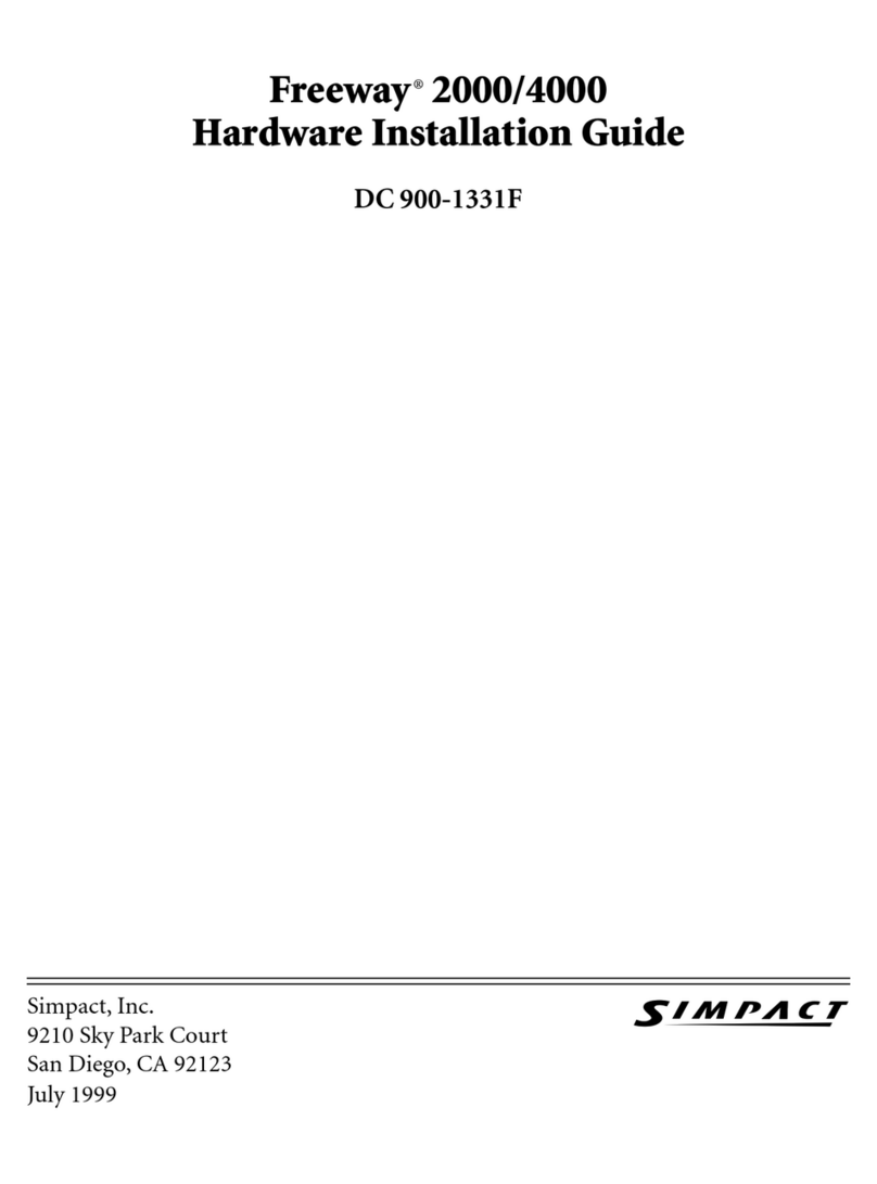 Simpact Freeway 2000 Manual