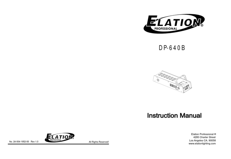 Elation DP-640B User manual