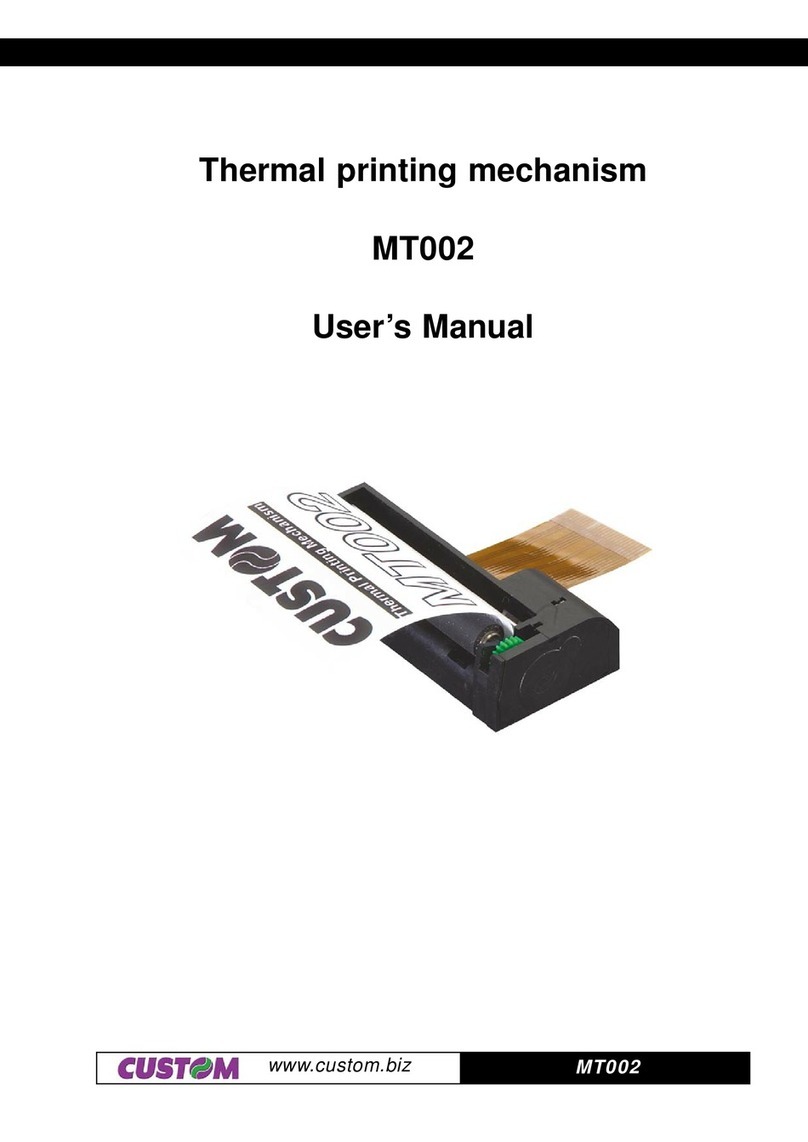 Custom Audio Electronics MT002 User manual