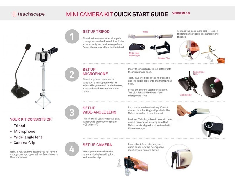 teachscape MINI CAMERA KIT User manual