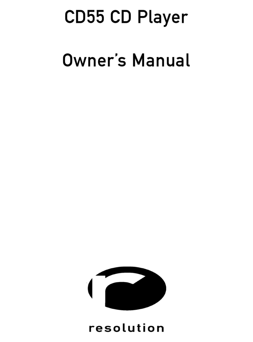 Resolution CD55 User manual