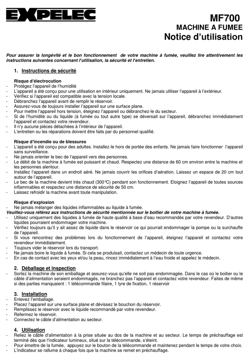 ExPelec MF 700 User manual