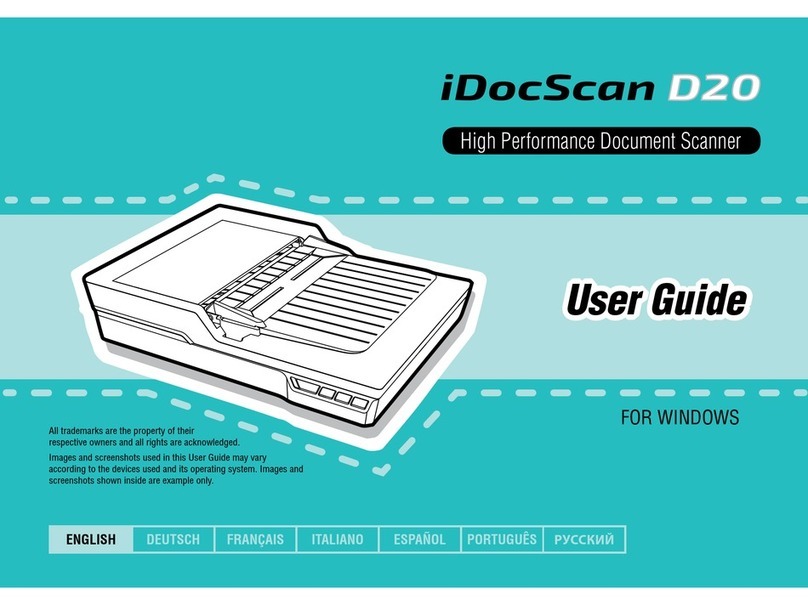 iDocScan D20 User manual