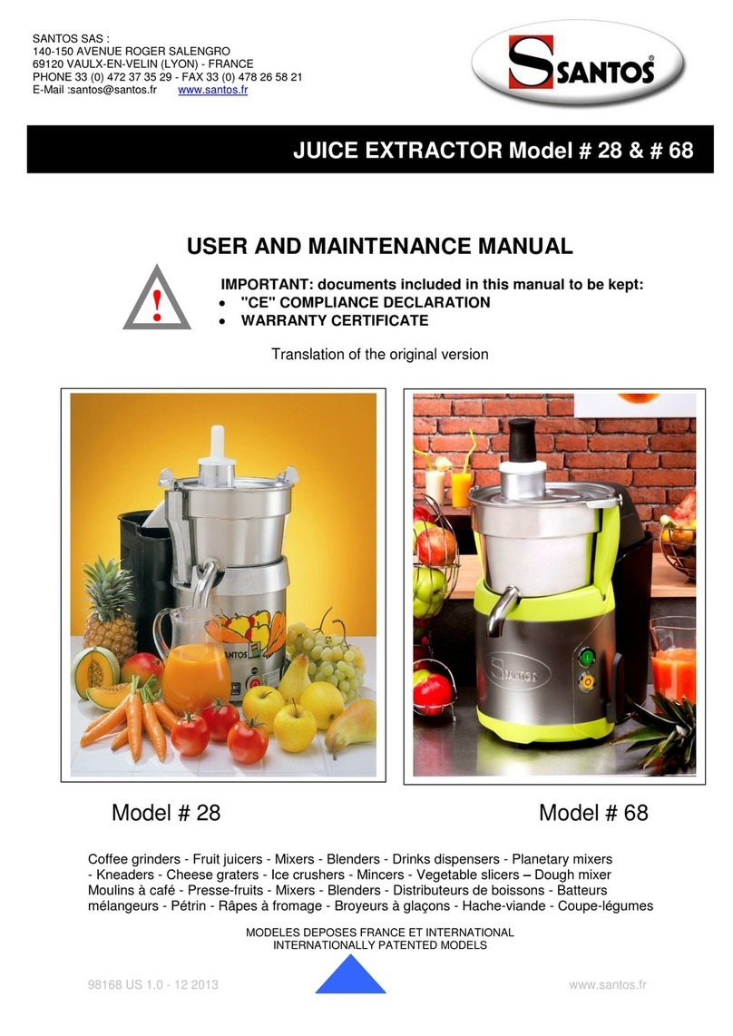 Santos 28 Operating instructions