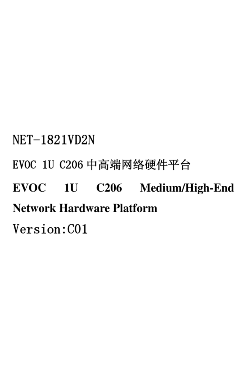 EVOC NET-1821VD2N User manual