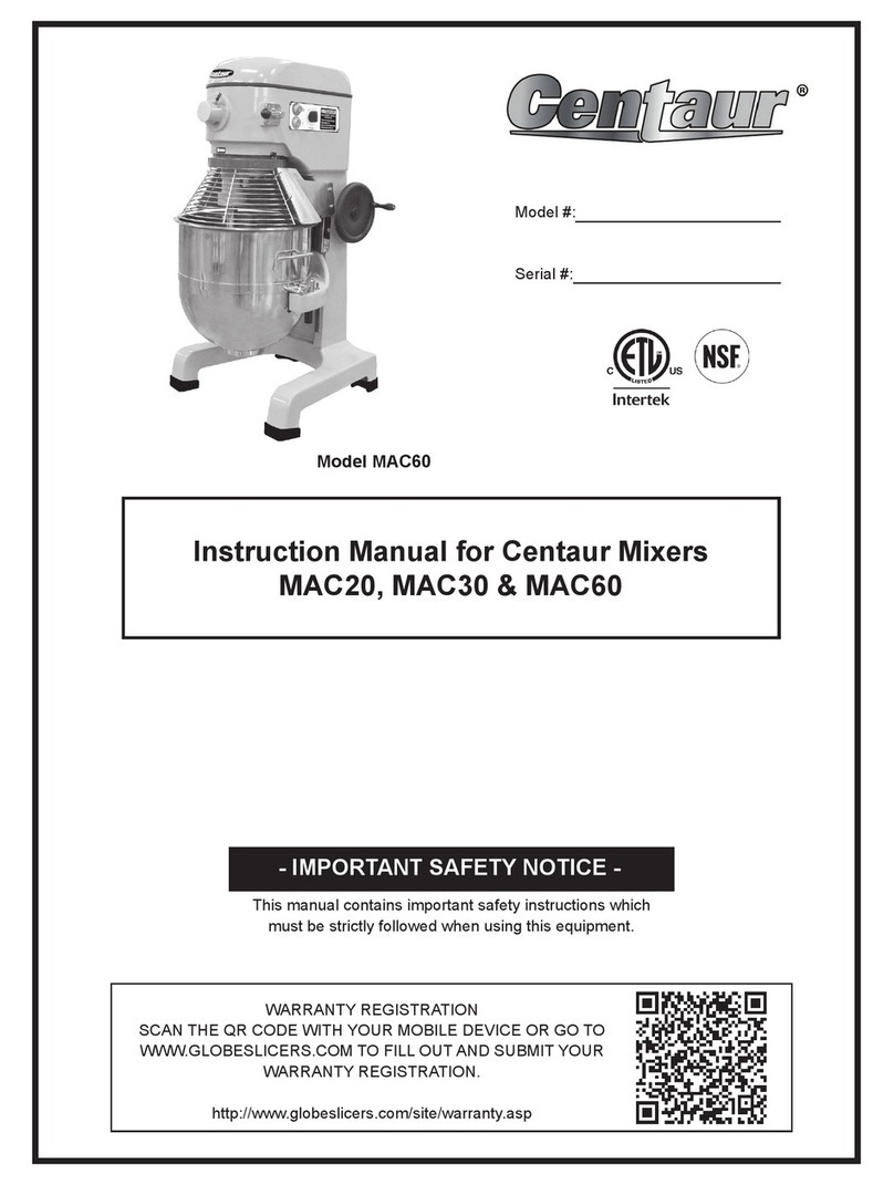 Centaur MAC20 User manual