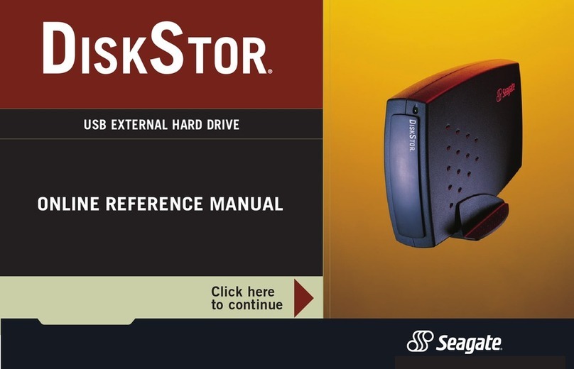Seagate DiskStor User manual