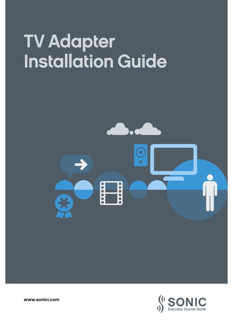Sonic TV Adapter User manual