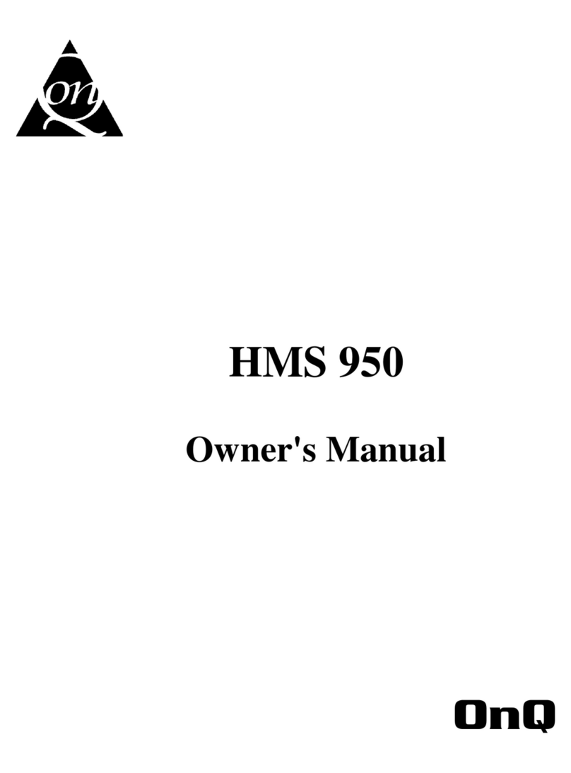 Onq HMS 950 User manual