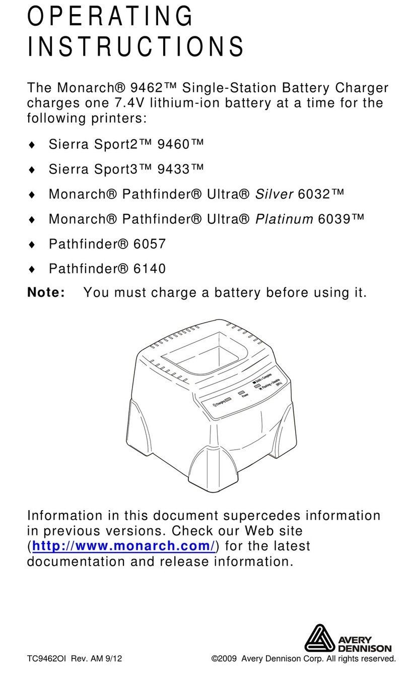 Monarch 9462 User manual