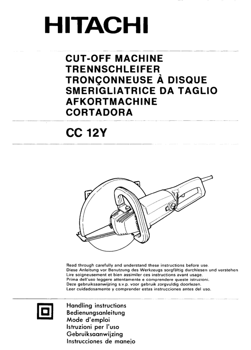 Hitachi CC 12Y User manual