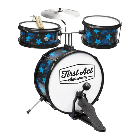 First Act Drum Set User manual