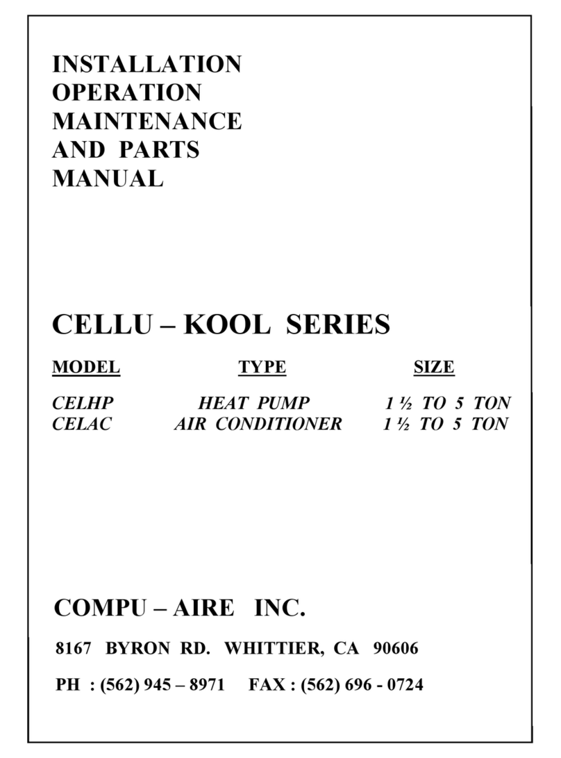 Compu-aire CELHP User manual