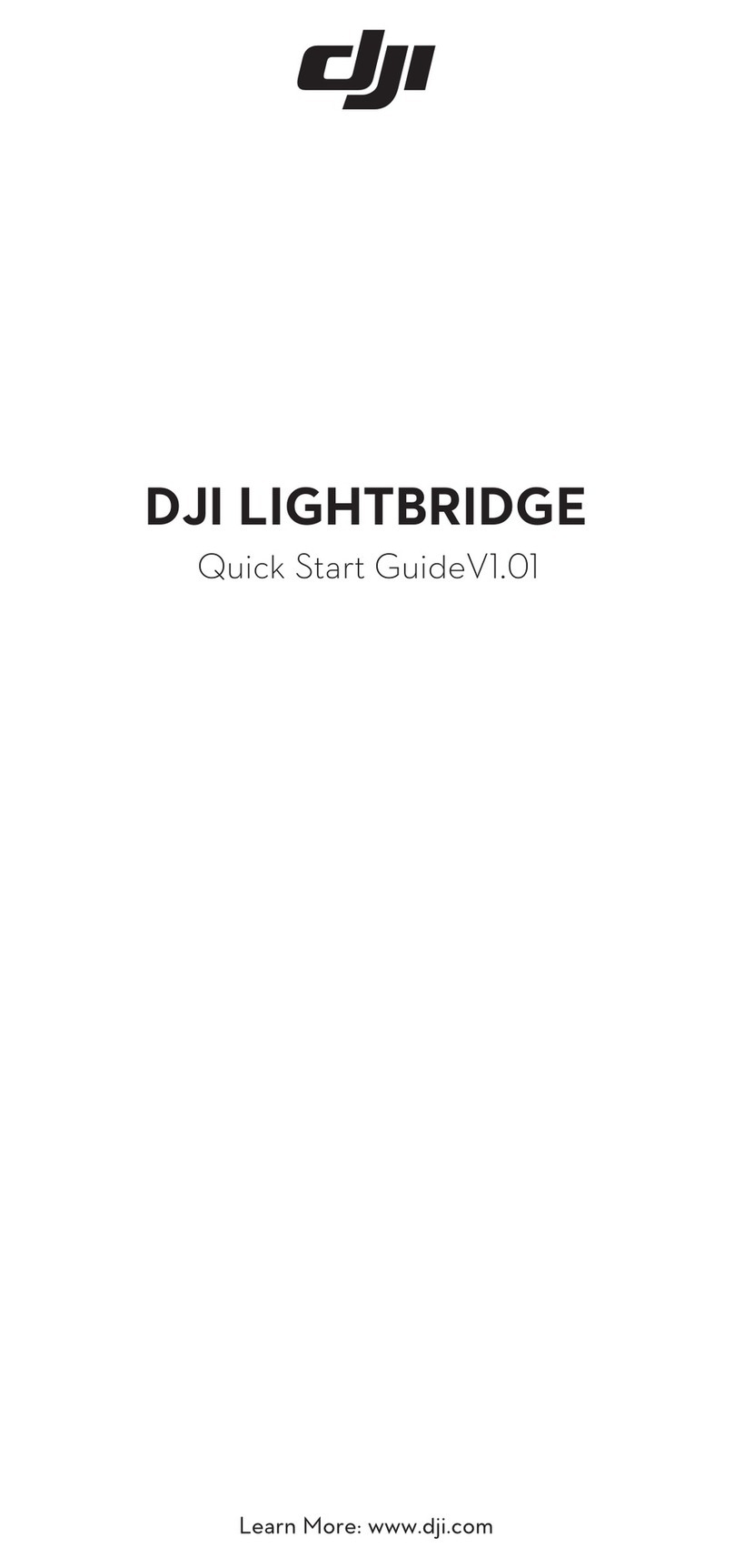 dji LIGHTBRIDGE User manual