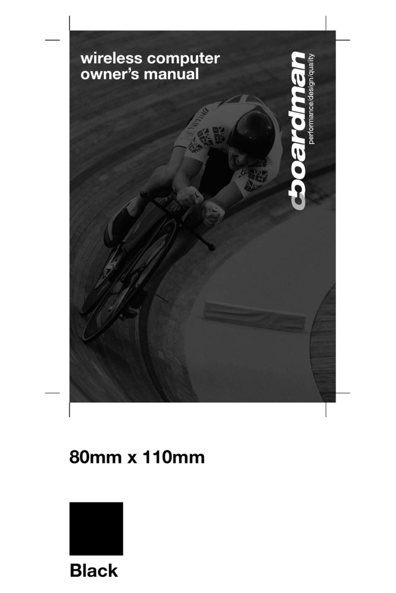 Halfords Bicycle Computer User manual