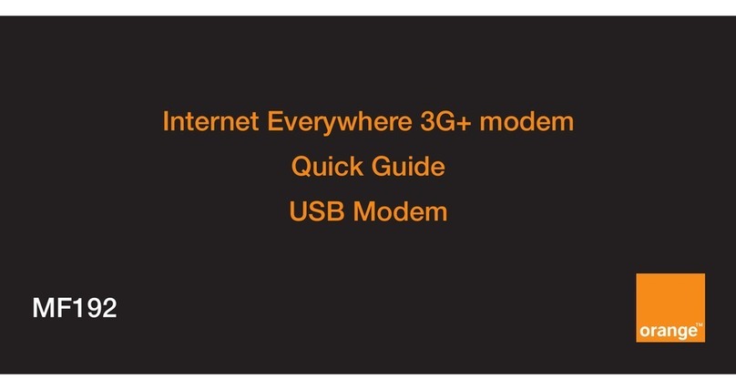 ORANGE MF192 User manual
