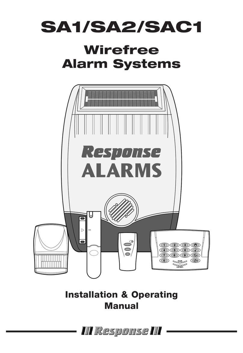 Response SA1 E Installation instructions