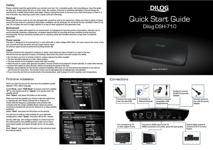 Dilog DSH-710 User manual