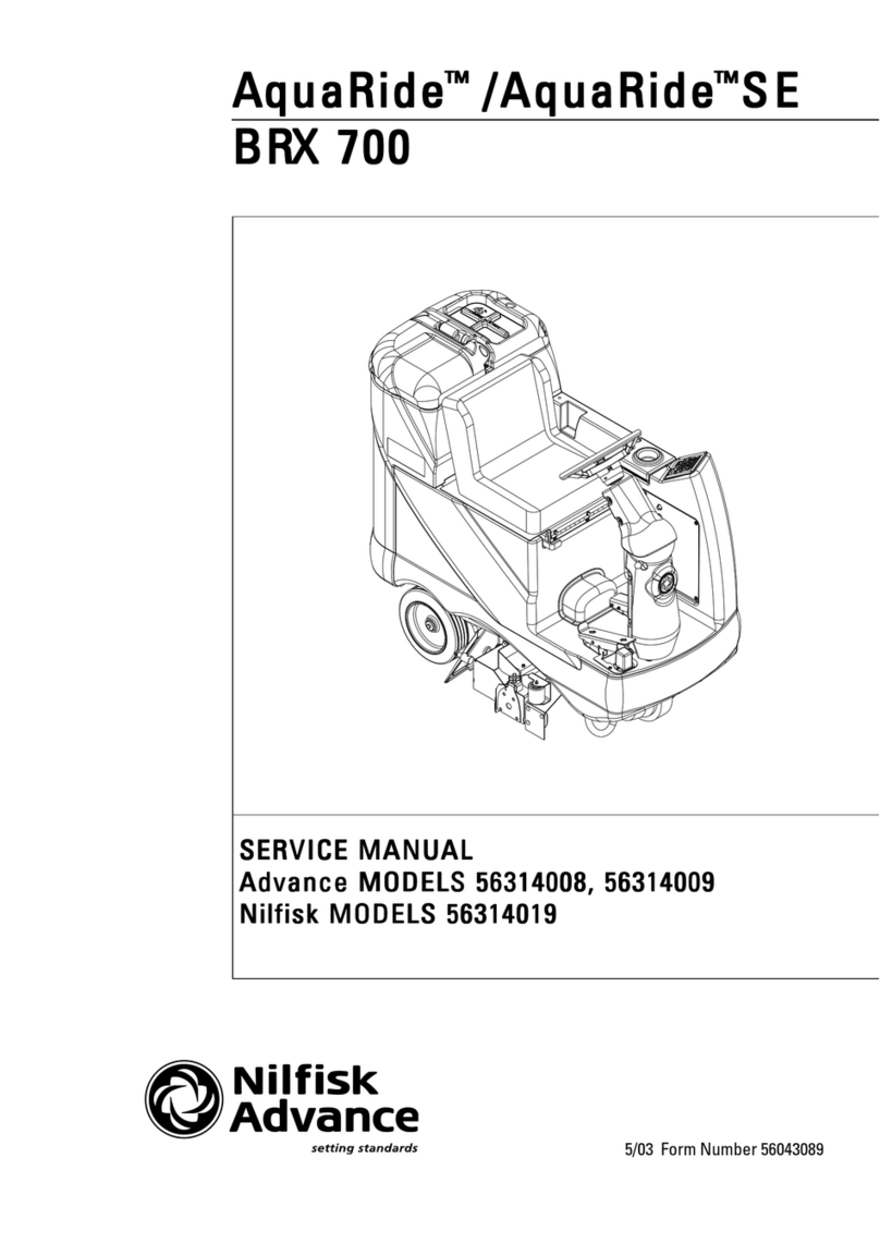 Nilfisk-Advance AquaRide User manual Nilfisk-Advance AquaRide User manual