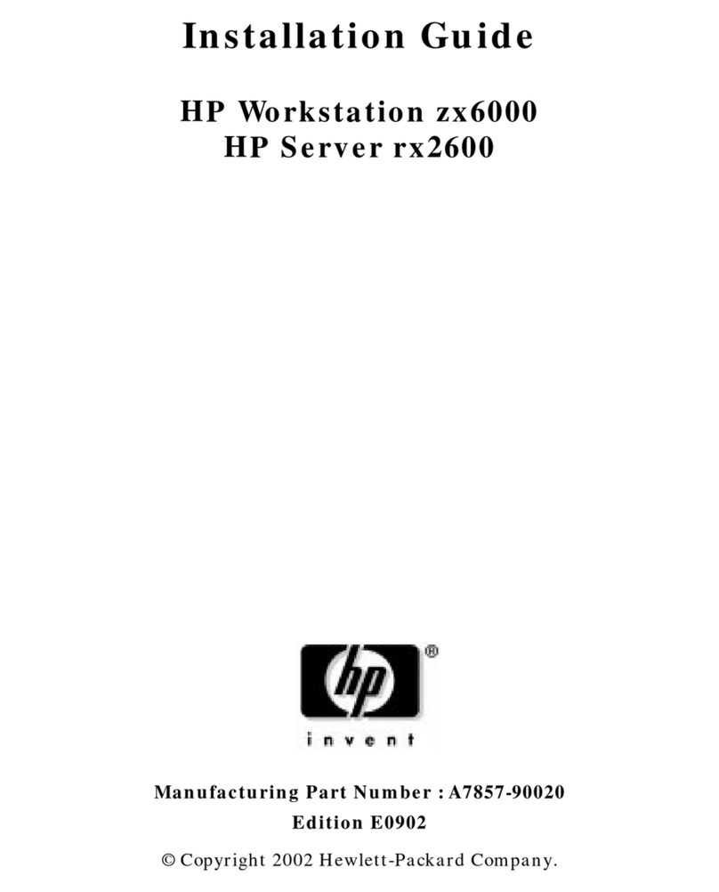 HP Integrity rx2600 User manual