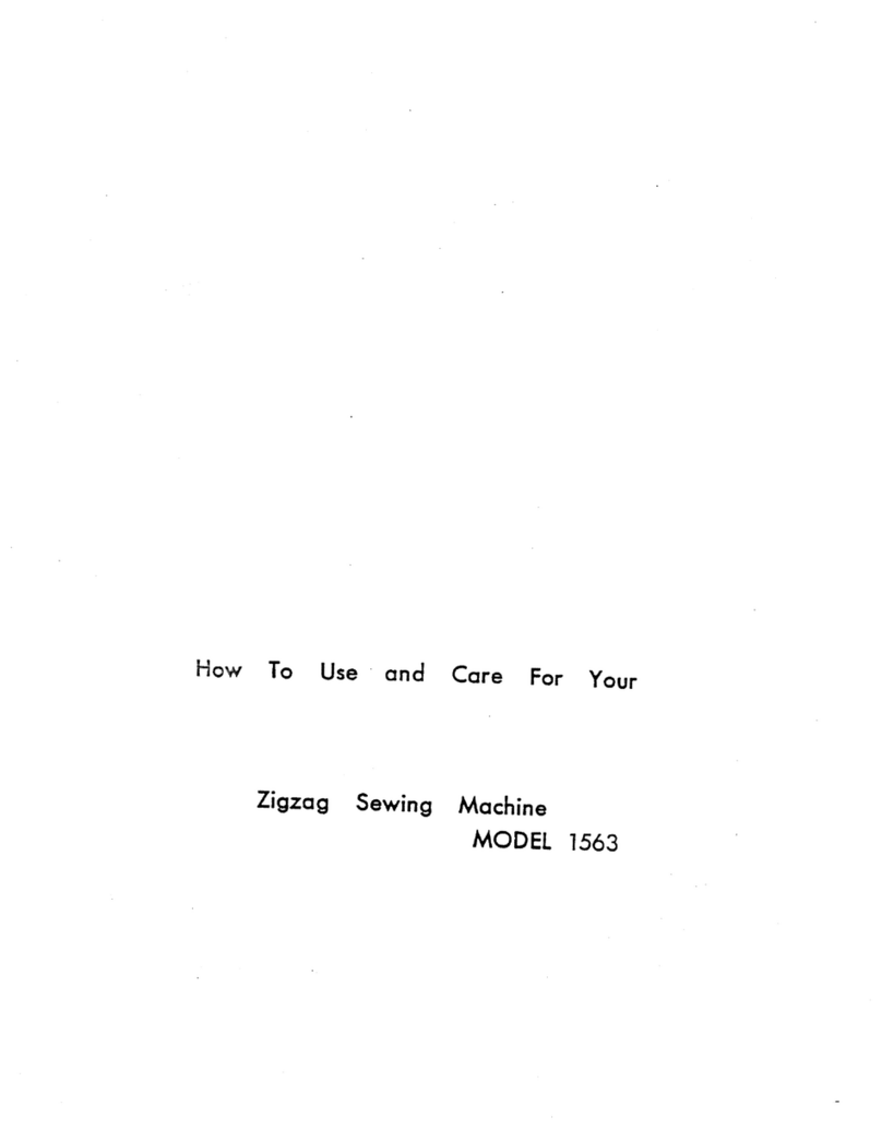 White Sewing 1563 Owner's manual