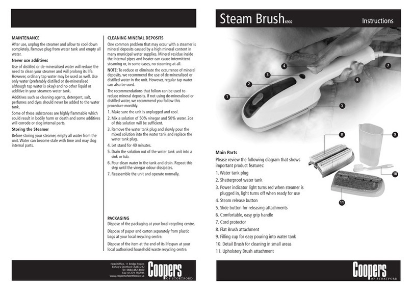 Coopers 6902 User manual