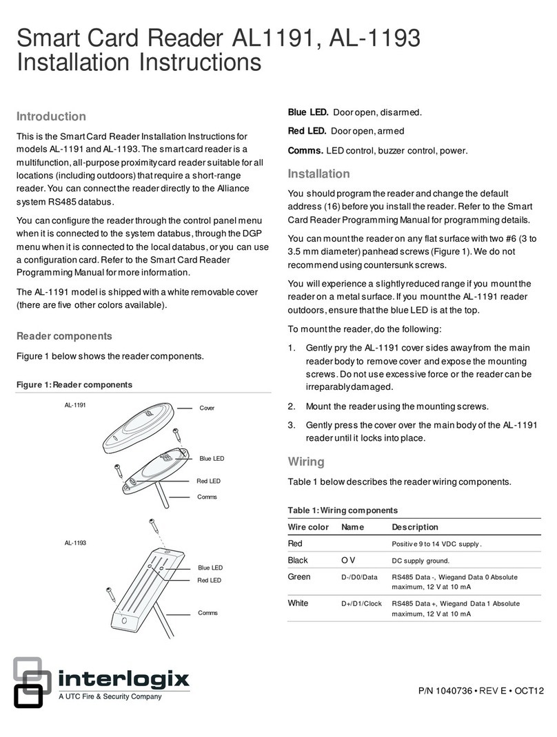Interlogix AL1191 User manual