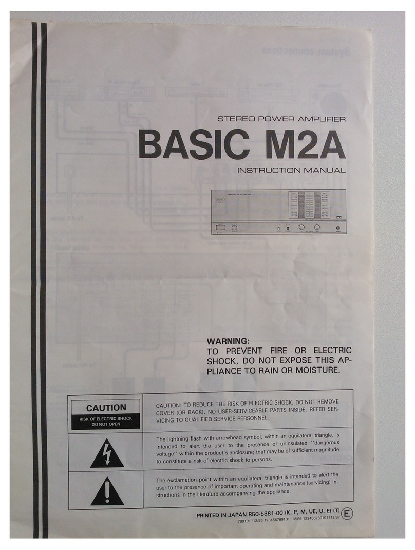 Kenwood Basic M2A User manual