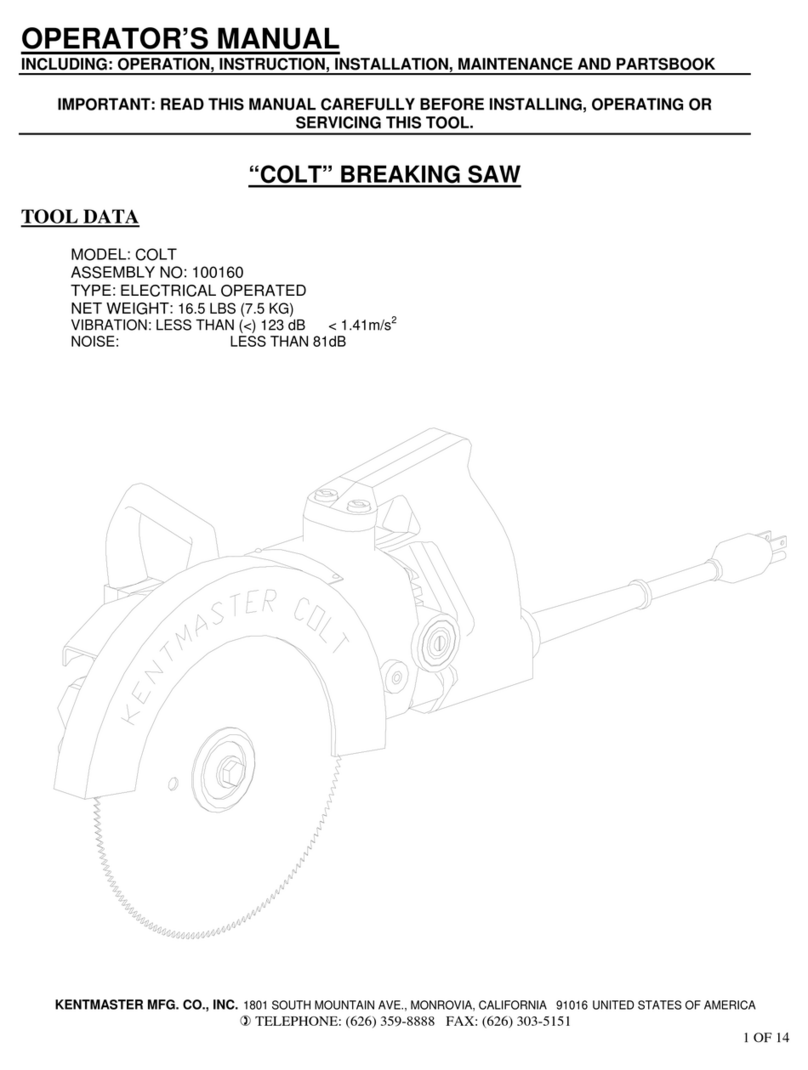 KENTMASTER Colt User manual