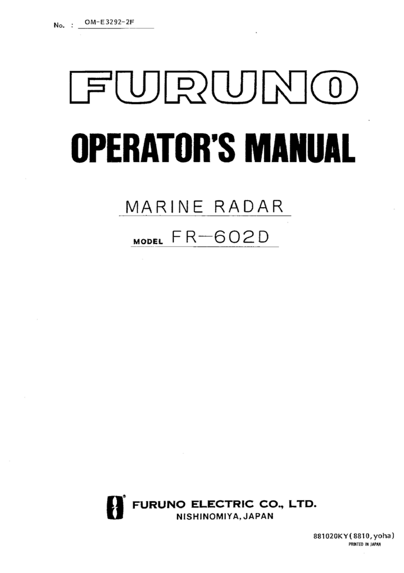 Furuno FR-602D User manual