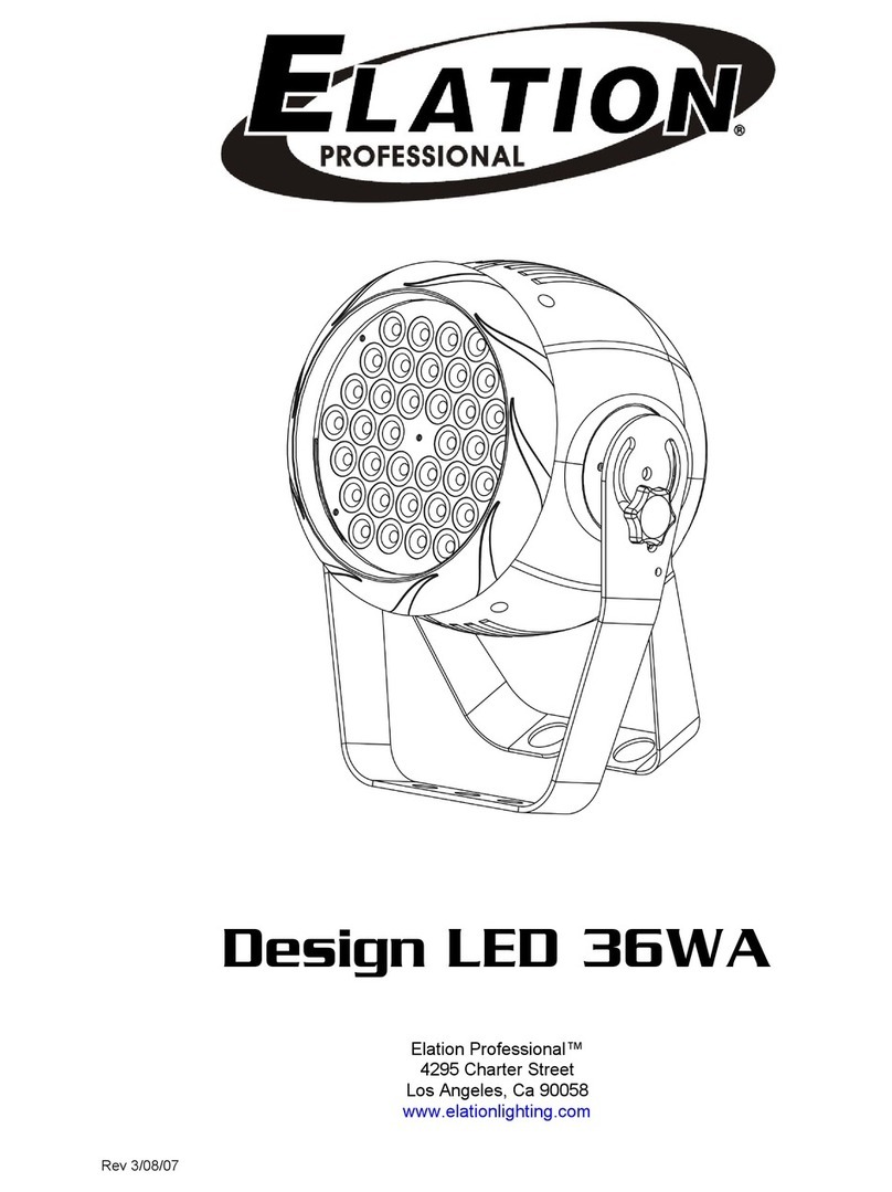 Elation Design LED 36WA User manual