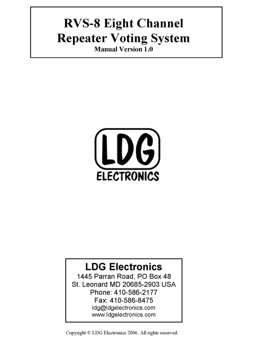 LDG RVS-8 User manual